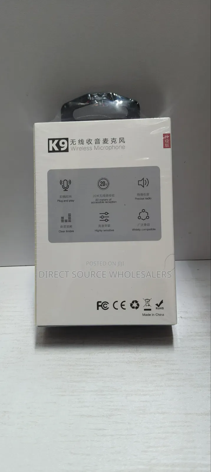 Wireless Microphone Clip-on for Android iPhone Clear Sound
