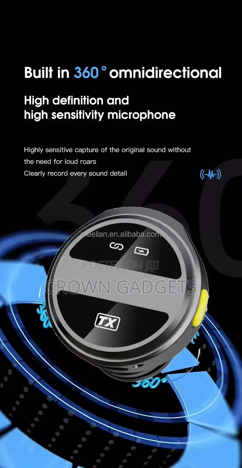 Sx21 Wireless Lavalier Microphone Plug Play Phone Cam