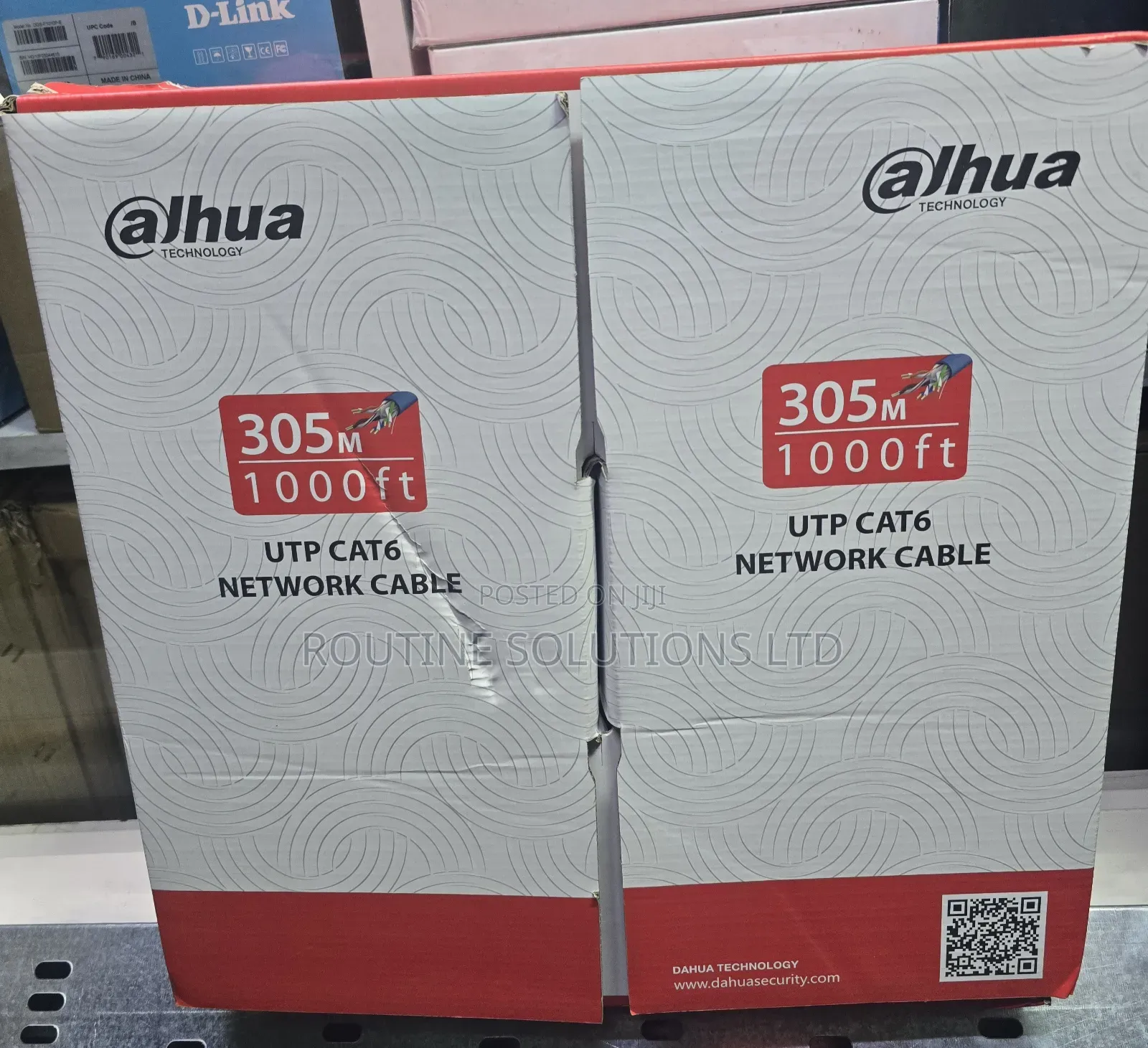 Dahua Cable Cat6 Pure Copper Dh-Pfm920i-6un-Cn