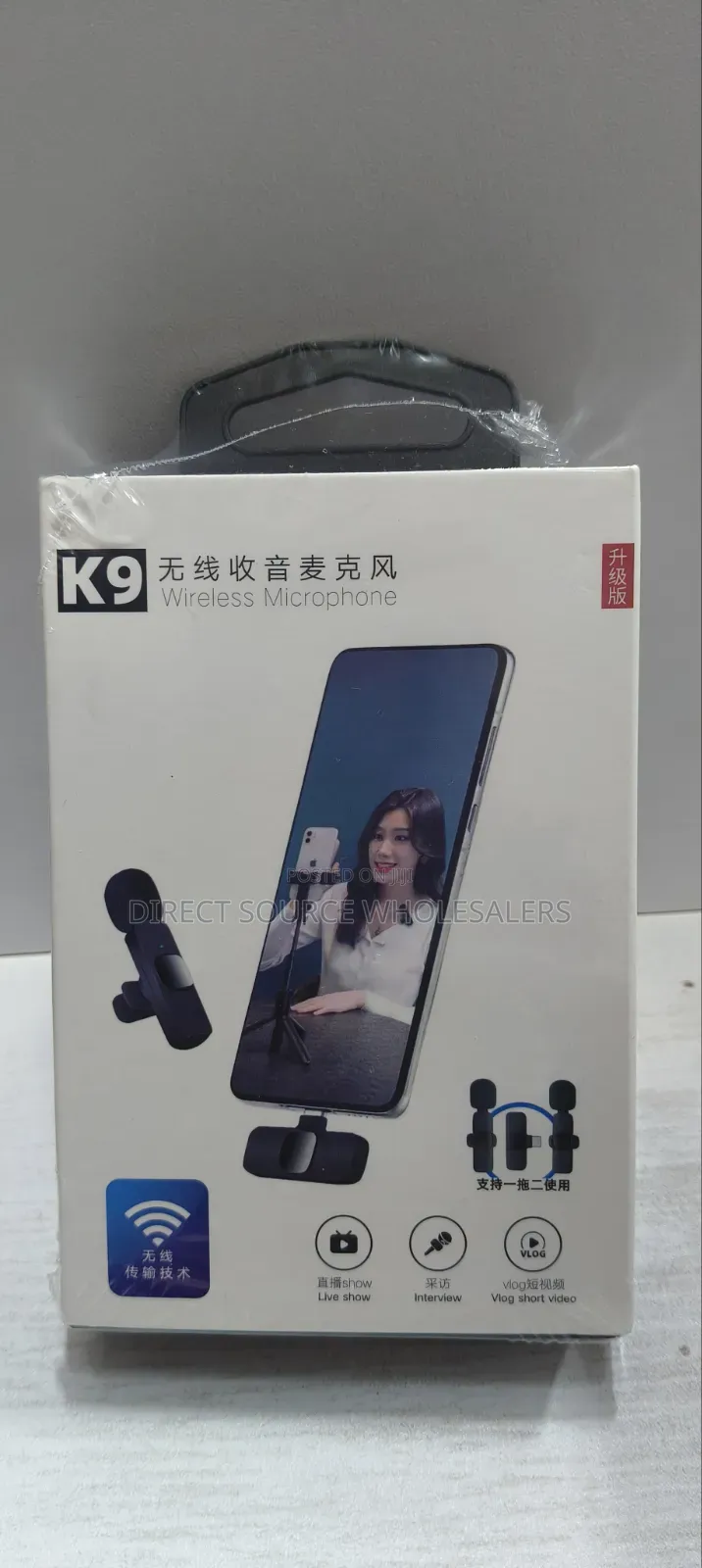 Dual Wireless Microphone for Android iPhone Type-C / Lightning