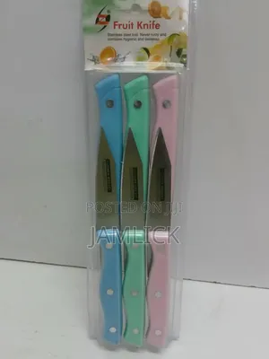 6pcs Stainless Steel Serrated Steak Fruit Knife Set - Bz