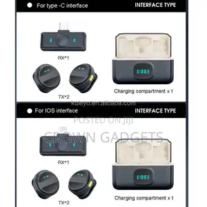Sx21 Portable Wireless Mic iPhone Android Camera 20m