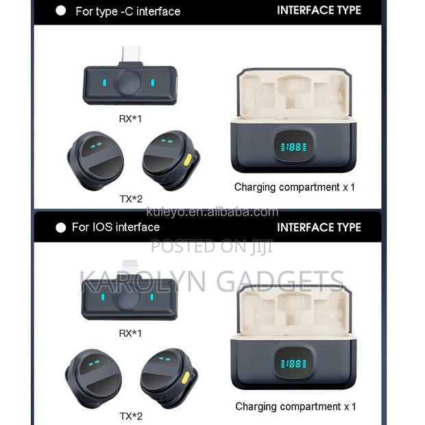 Sx21 Portable Wireless Mic iPhone Android Camera 20m - thumbnail 3