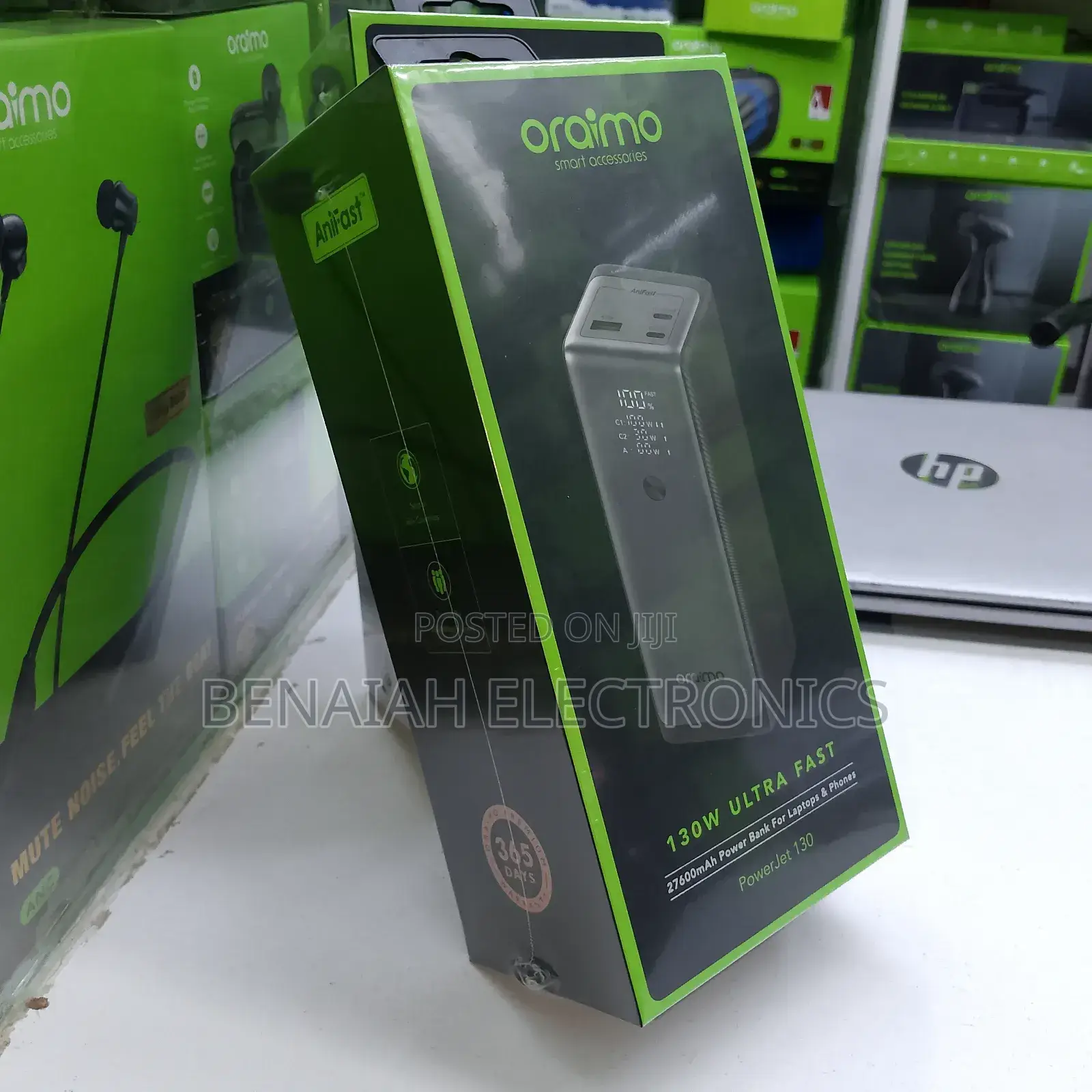 Oraimo Laptop Powerbank,Fast Charging Portable 27600mah130 Watts