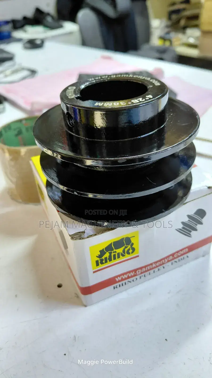 38mm Cast Iron Pulley With 2 Grooves