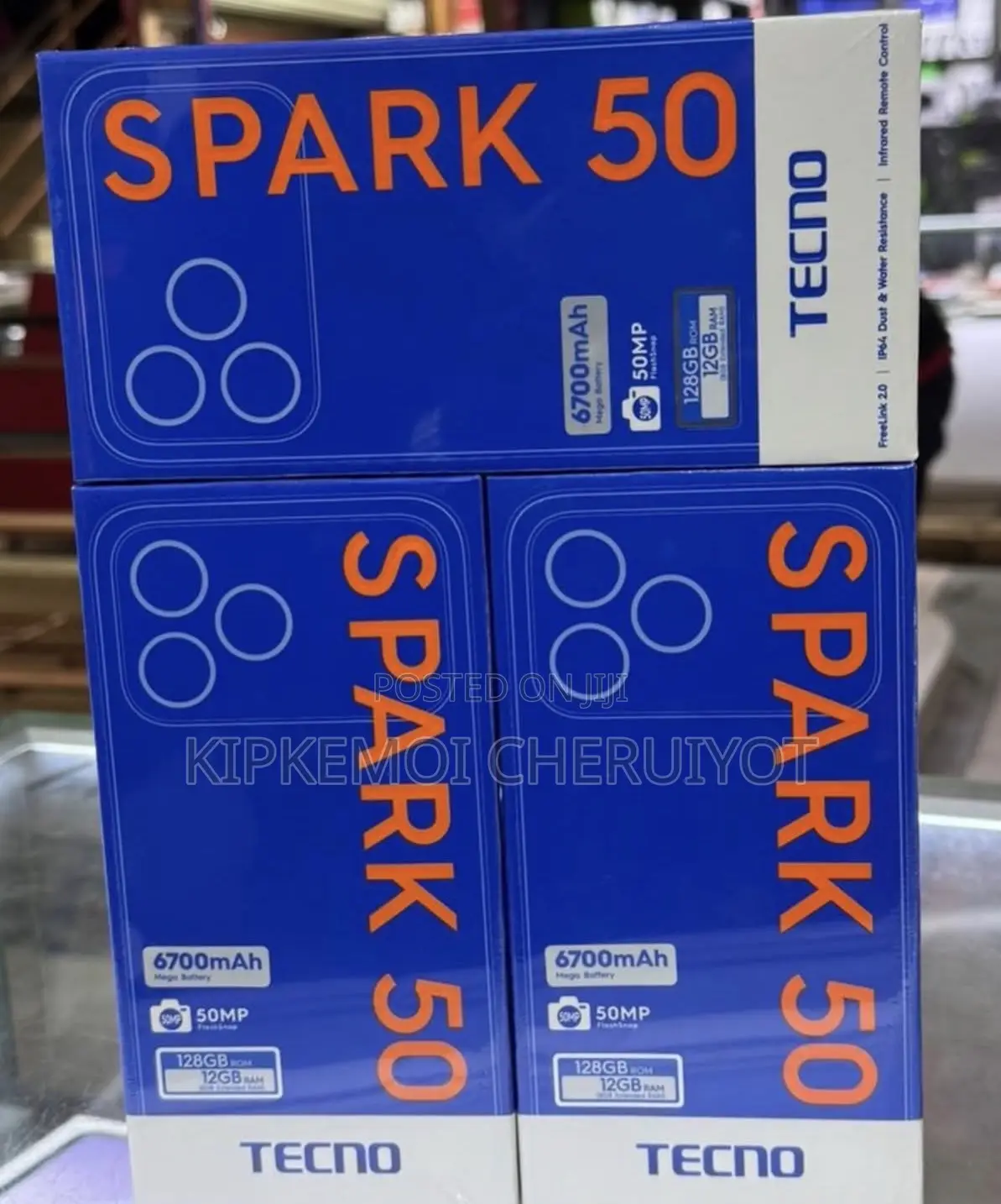 New Tecno Spark 50 128 GB Black