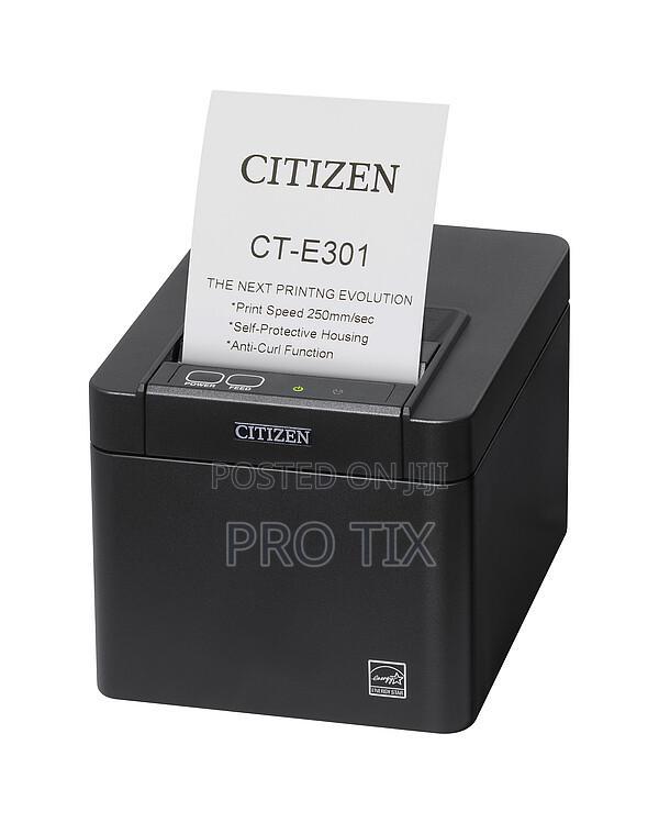 Citizen Ct-E301 Receipt Printer Lan Usb Serial Black Pos - main view