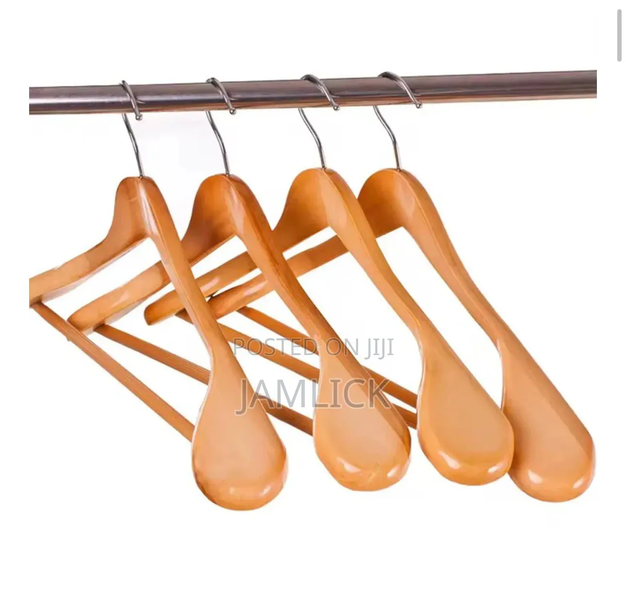 10pcs Wooden Suit Clothes Hangers - Hm