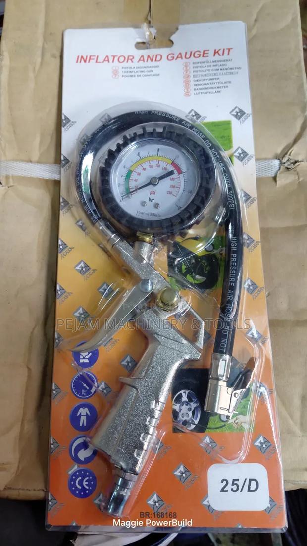 Air Tire Inflator Gauge