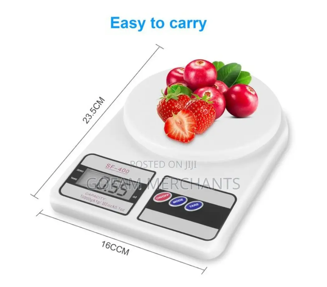 Portable Electronic Kitchen Scale – Ultra Precise Weight Measurement