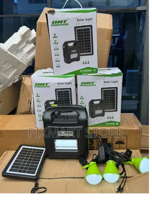 Dat Dt-9026b Solar Light With Fm Radio Usb Charging
