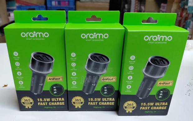 Oraimo Occ-1152d Car Charger (With All Cables) - Aw