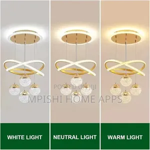 3 Colour Led Chandelier