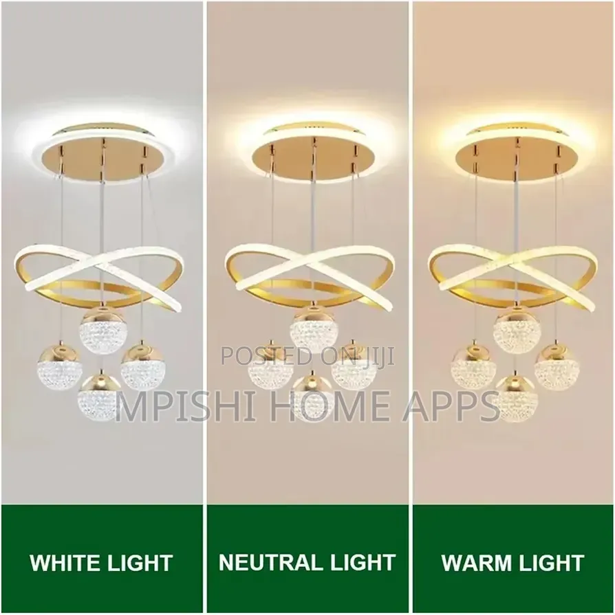 3 Colour Led Chandelier