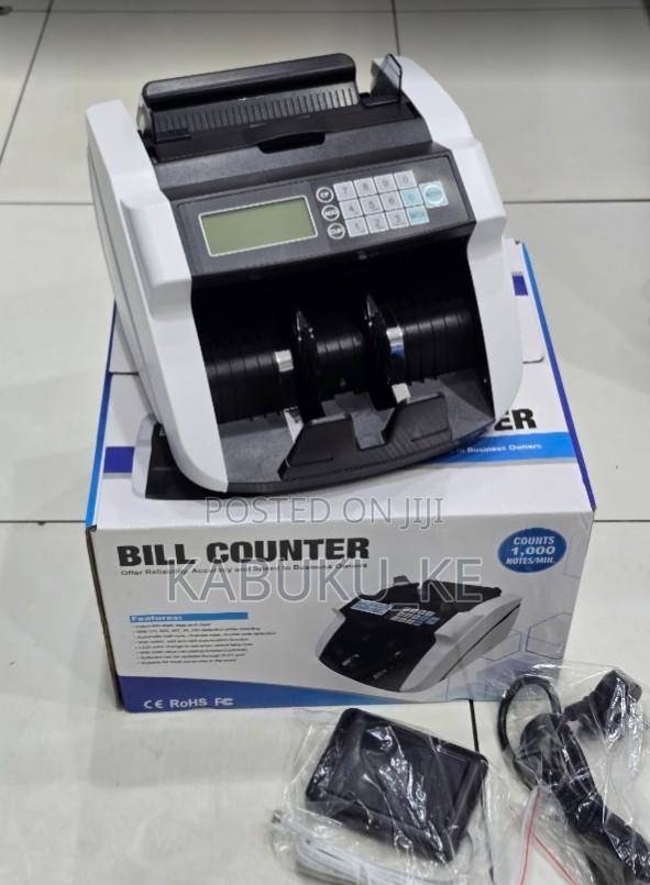 Money Counter Bill Counting Machine Detector Uv/Mg Counterfeit
