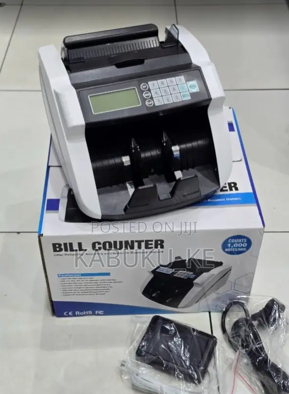 Money Counter Bill Counting Machine Detector Uv/Mg Counterfeit