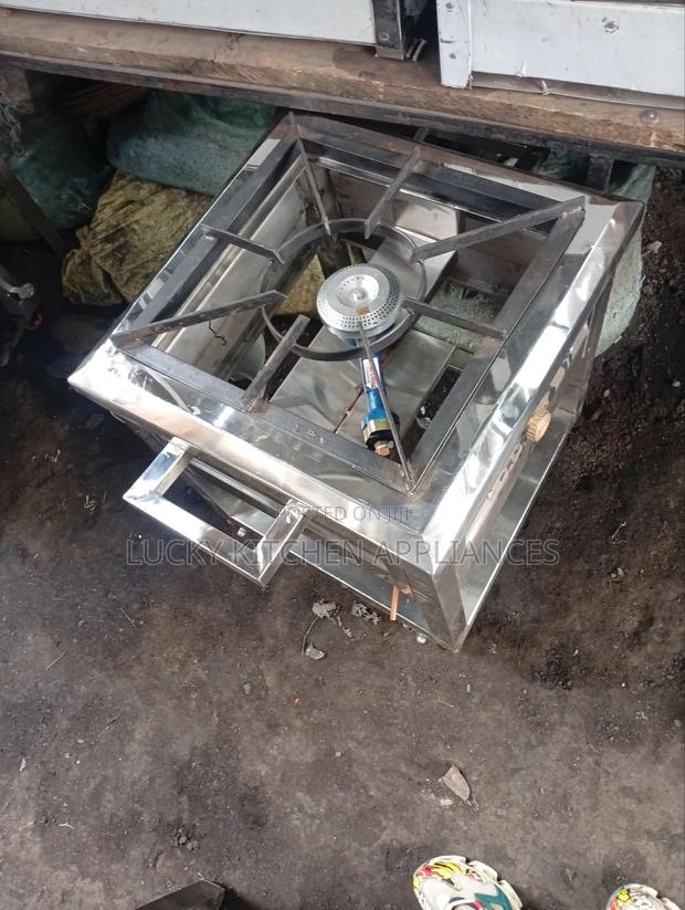 Single Stainless Steel High Pressure Burner.