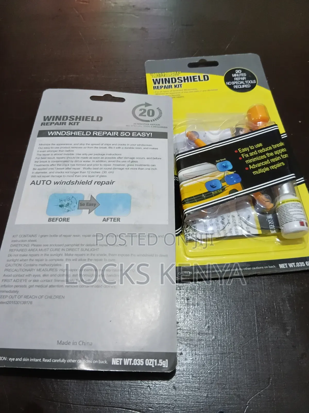 Firm Windshield Kit for Cracks