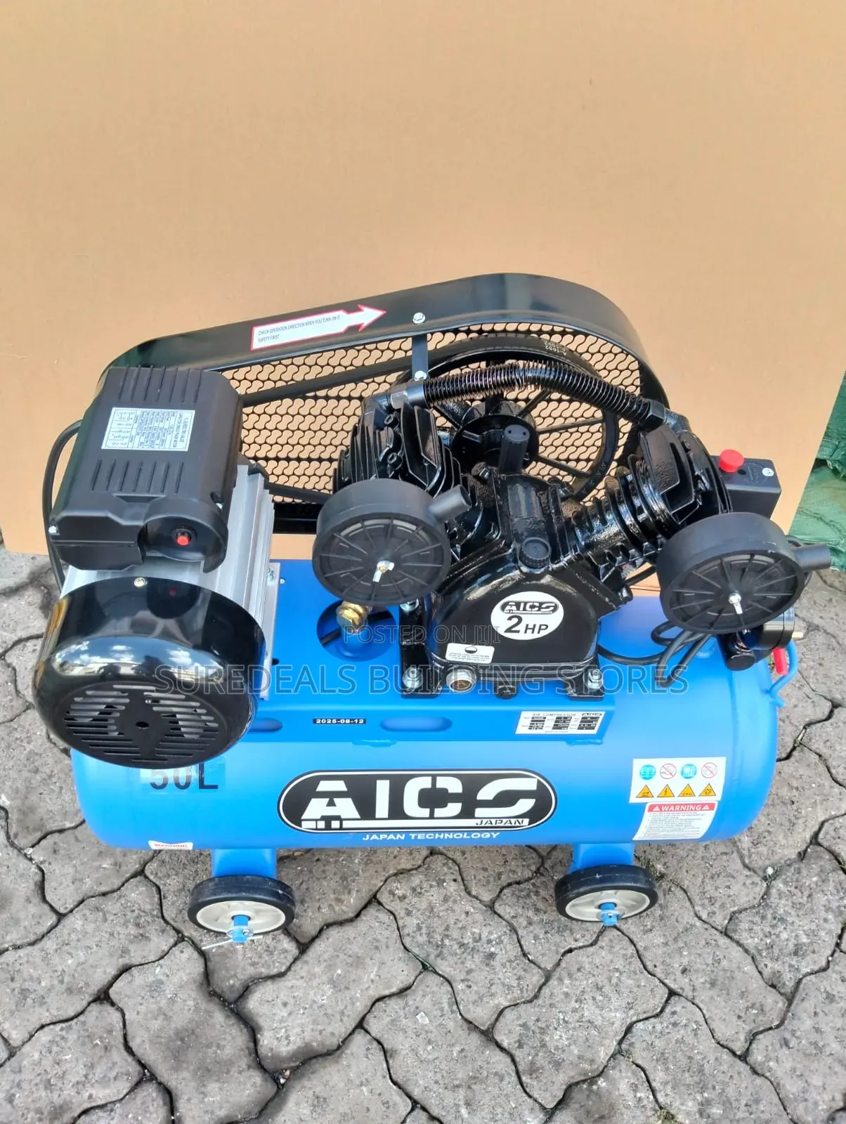 50ltrs Belt-Driven Air Compressor.