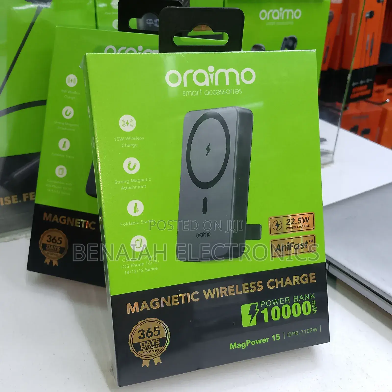iPhone Wireless Powerbank 10000mah Oraimo Opb-7102