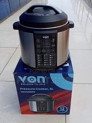 Von Pressure Cooker Available - 6 Litres and Efficient