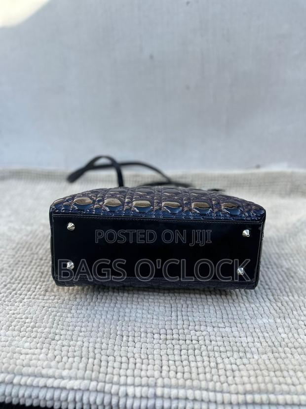 Original Christian Dior Lady Dior Medium - Black Patent Leather - thumbnail 2