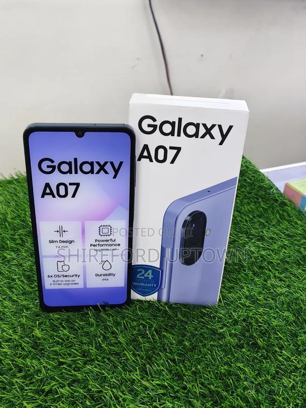 New Samsung Galaxy A07 4G 128 GB Black - main view