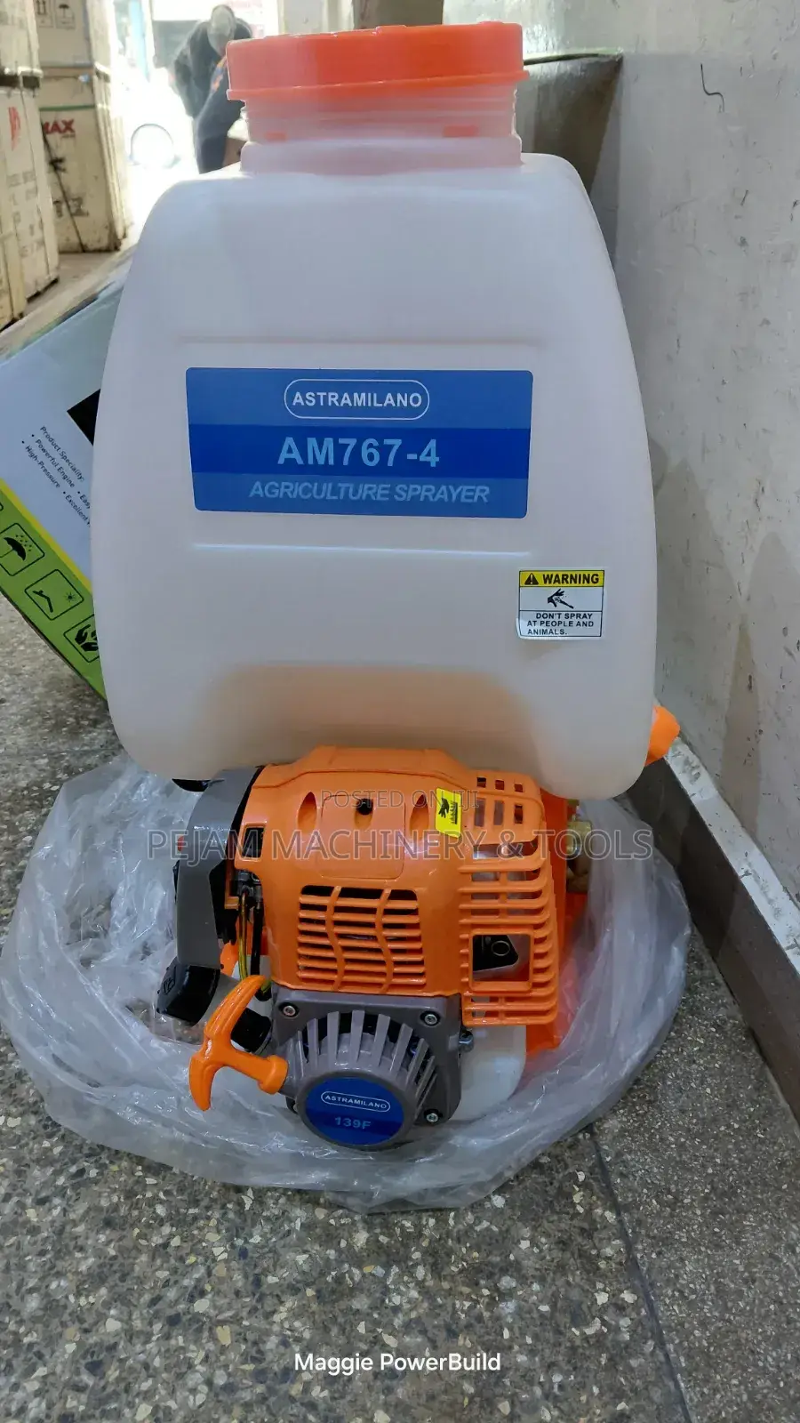 Astramilano 25l Ac767-4 Knapsack Agricultural Sprayer