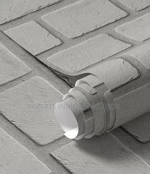 Light Gray Brick Wallpaper