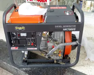Hisaki Hk7000s 9.37kva Single Phase Heavy Duty Diesel Generator