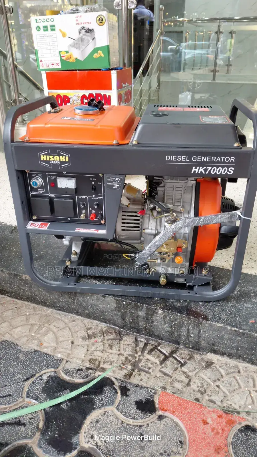 Hisaki Hk7000s 9.37kva Single Phase Heavy Duty Diesel Generator