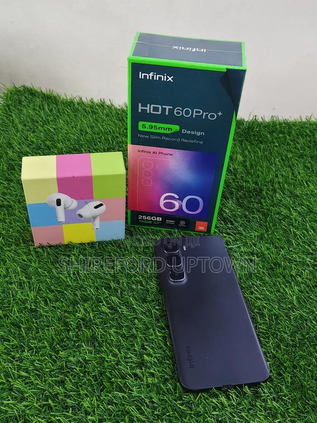 New Infinix Hot 60 Pro+ 128 GB Black - thumbnail 2