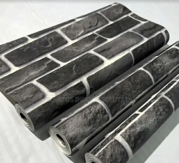 Ebony Brick Wallpaper