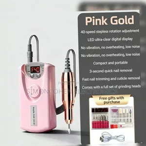 Professional Rechargeable Electric Nail Drill for Manicure Pedicure