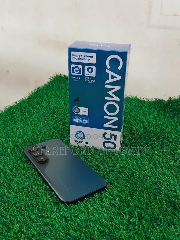 New Tecno Camon 50 256 GB Black