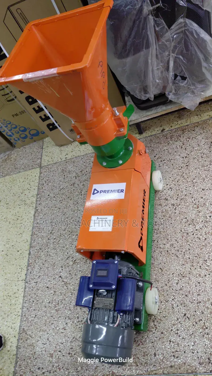 Premier Animal Feed Pelletizer Machine With 6.5hp Motor 250kgs/Hr