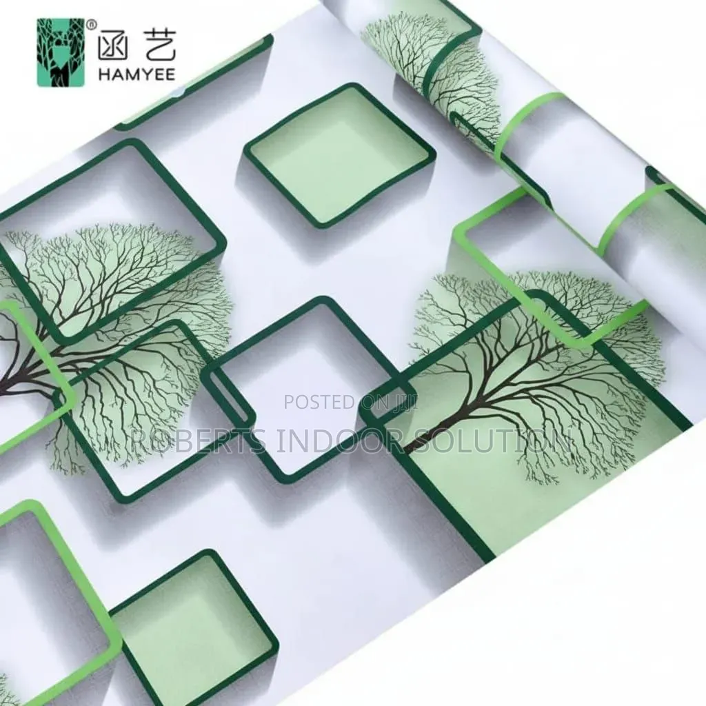 3d Frame PVC Wallpaper