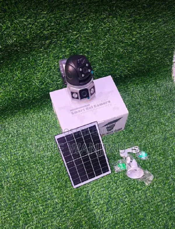 V-380 Pro Smart Wi-Fi Dual Lense PTZ Solar Camera