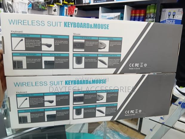 Rechargeable Wireless Keyboard Mouse Combo for Pc Smart Tv - thumbnail 4