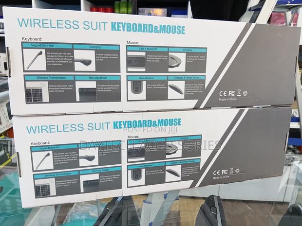 Rechargeable Wireless Keyboard Mouse Combo for Pc Smart Tv - thumbnail 5