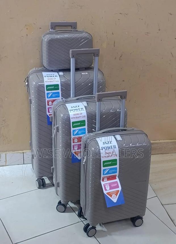 *4 in 1 Luxurious Unbreakable Suitcase Double Zip - thumbnail 2