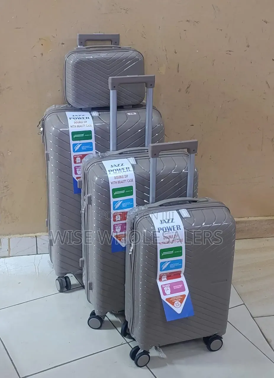 *4 in 1 Luxurious Unbreakable Suitcase Double Zip