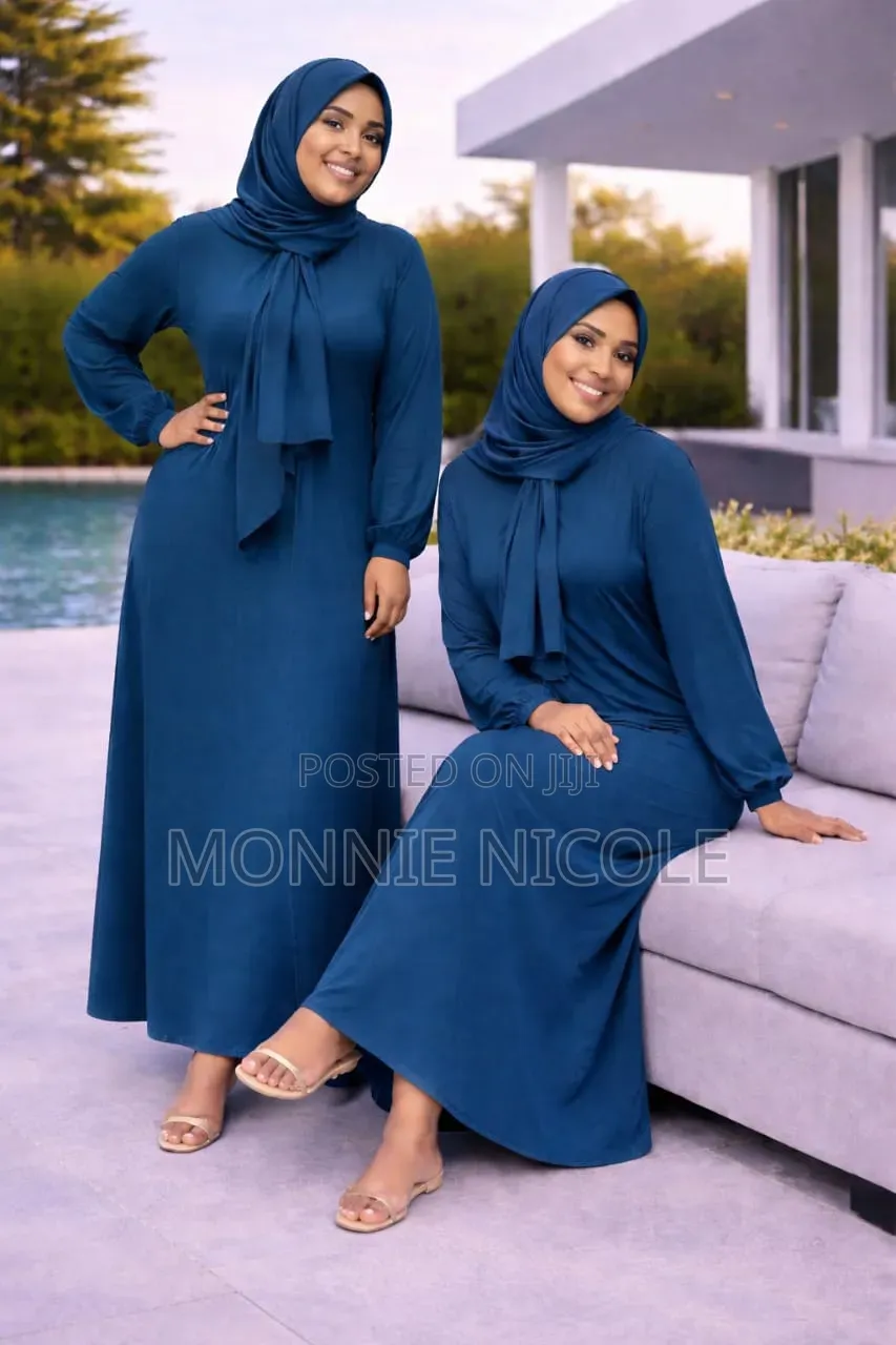 Elegant Islamic Dress With Hijab