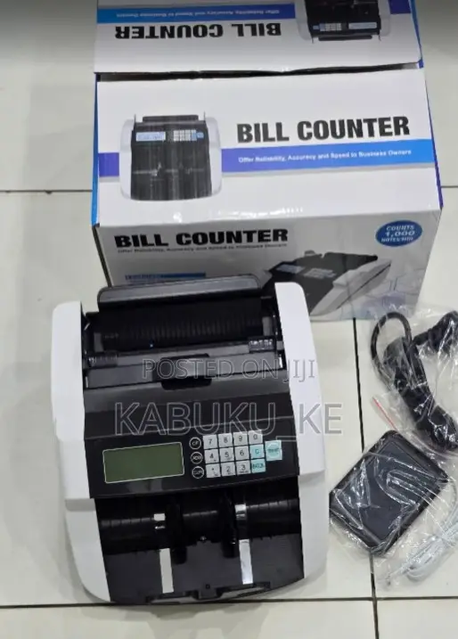 Money Counter Bill Counter Cash Counting Machine + Counterfeit Detect