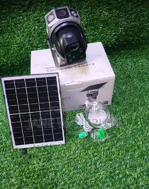 Solar 4g/Wifi Dual Lens PTZ Camera - 2 Screens + Solar Panel