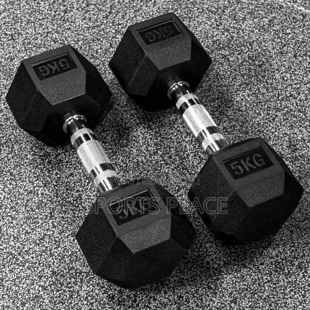 5 Kg Hexagonal Dumbells Pair(2)