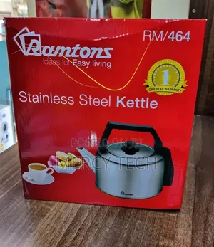 Ramtons Stainless Steel Kettle – Model Rm/464