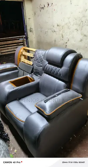 Grey Semi Recliner Seat