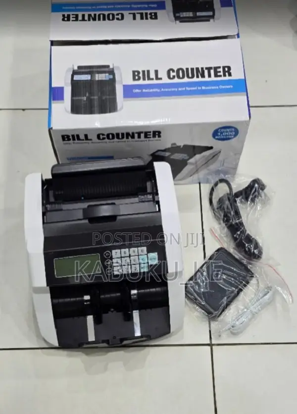 High Quality Automatic Bill Money Counting Machine + Fake Detection
