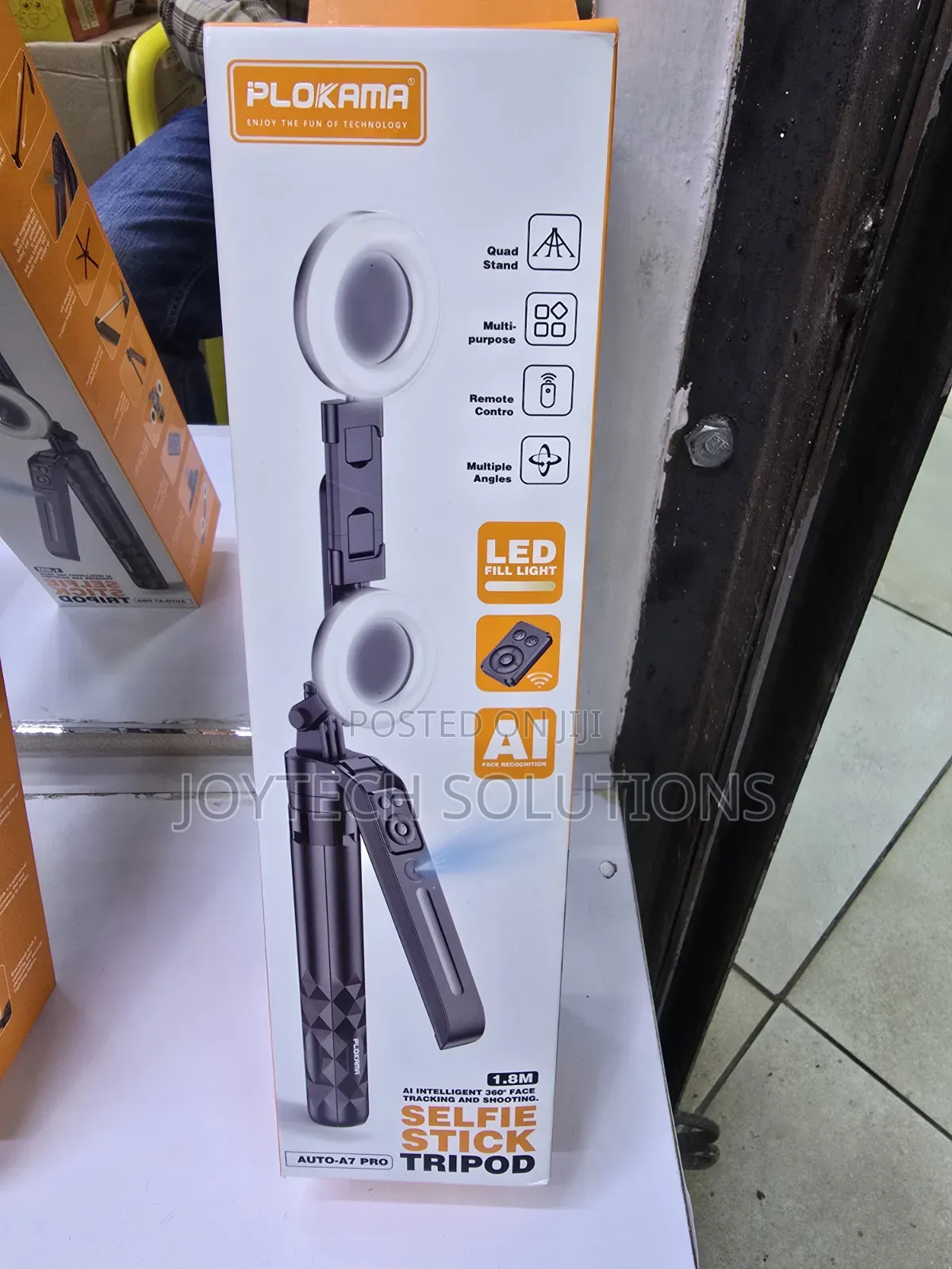  Selfie Stick Tripod With Ai Face Tracking Plokama A7 Pro 360° 1.8m